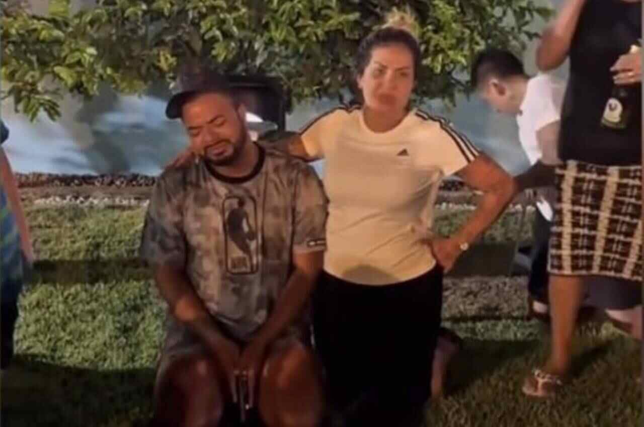 Vídeo mostra Hytalo Santos em prantos recebendo oração de Renállida