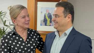 Fábio Trad anuncia à ministra Gleisi Hoffman que vai se filiar ao PT no MS
