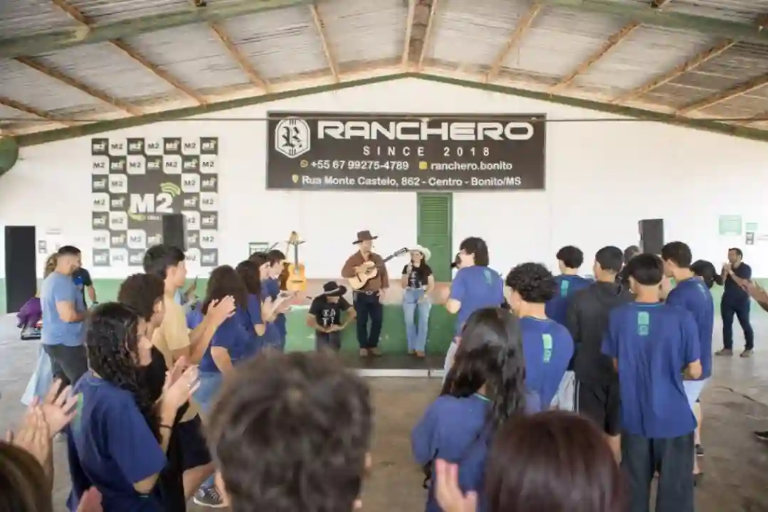 Catira encanta no Festival de Inverno de Bonito: tradição, vivência e muita animação
