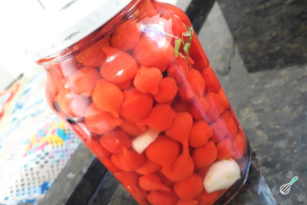 Como fazer conserva de pimenta biquinho