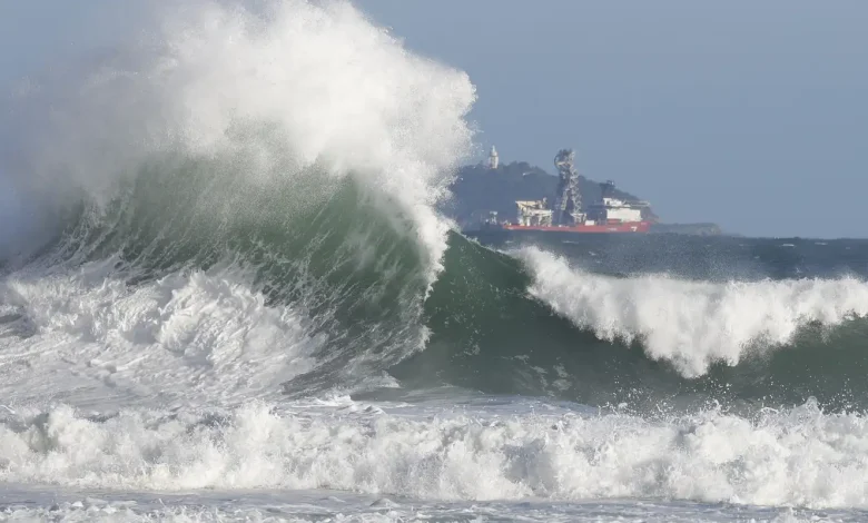 Marinha emite alerta de ressaca para o litoral do Rio no réveillon