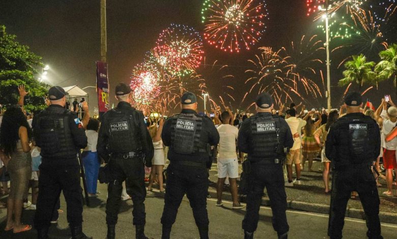 Réveillon no Rio terá 28,7 mil policiais e reconhecimento facial