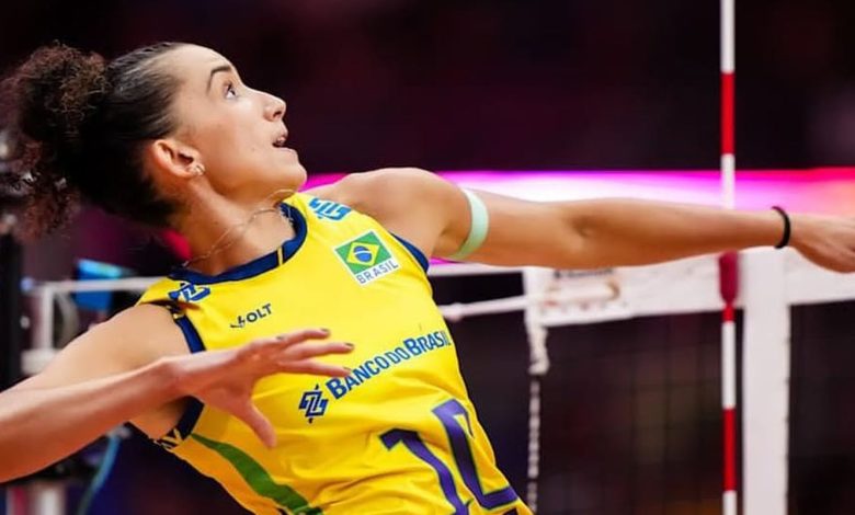 Gabi Guimarães é segunda melhor jogadora de vôlei do mundo em 2025
