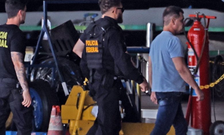 Silvinei Vasques chega a Brasília e ficará preso na Papuda