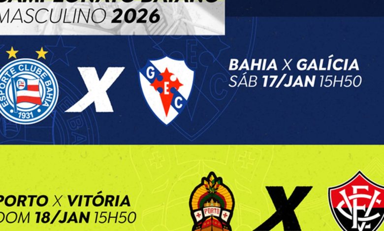 TV Brasil exibe neste fim de semana dois jogos do Campeonato Baiano