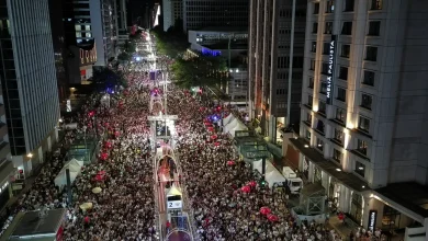 Rréveillon na Avenida Paulista teve música e fogos silenciosos