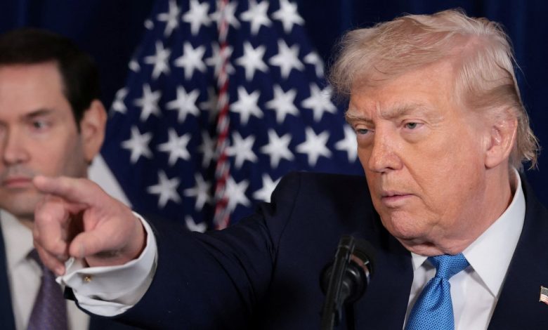 Trump indica diálogo com vice e descarta líder da oposição venezuelana