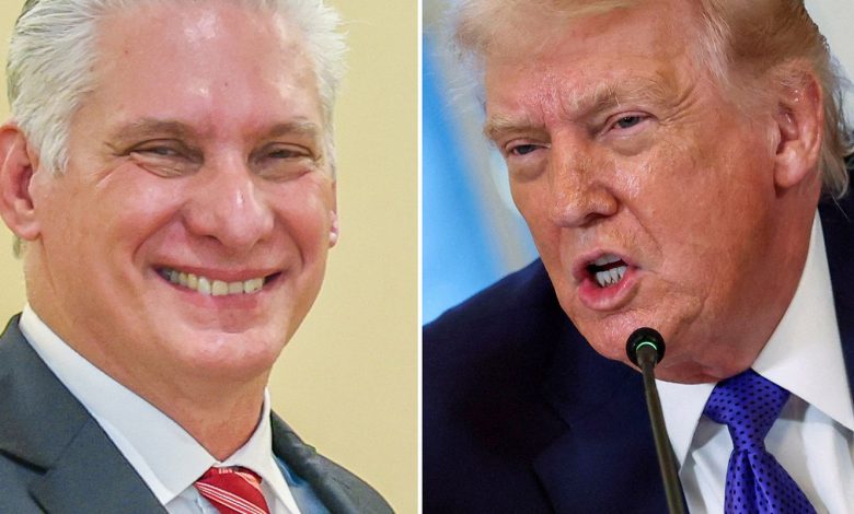 Trump faz ameaças a Cuba e presidente Miguel Diaz-Canel reage