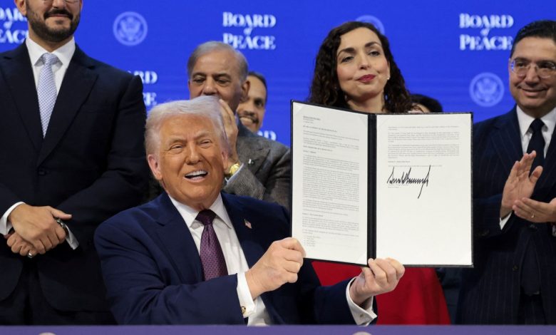 Trump lança em Davos Conselho de Paz criado por ele