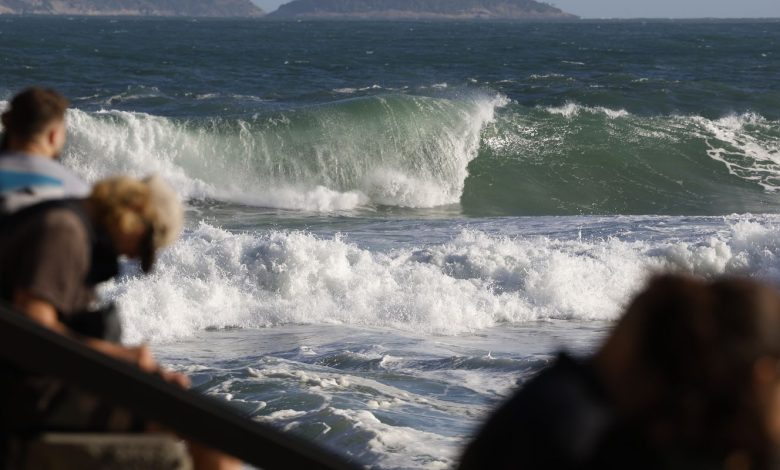 Defesa Civil confirma manutenção do alerta de ressaca em praias do Rio