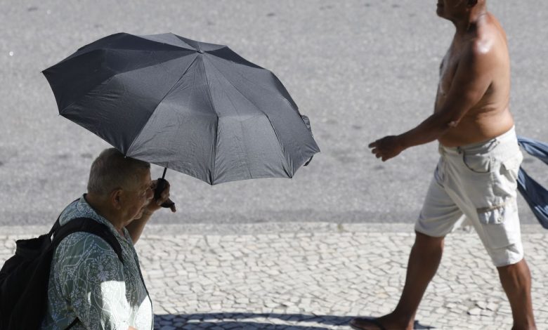 Rio de Janeiro pode chegar a 39ºC no domingo