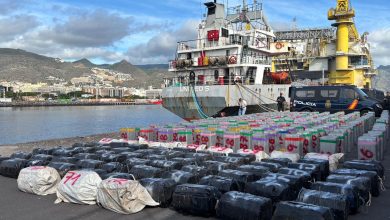 Espanha apreende cocaína a bordo de navio que fez escala no Brasil