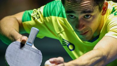 Calderano fica com bronze em Doha após derrota para jovem chinês