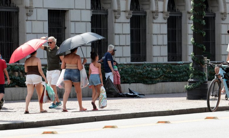 Temperatura pode chegar a 36°C no domingo em São Paulo