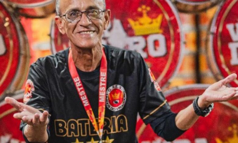 Enredo da Viradouro, Mestre Ciça desfilará no comando da bateria