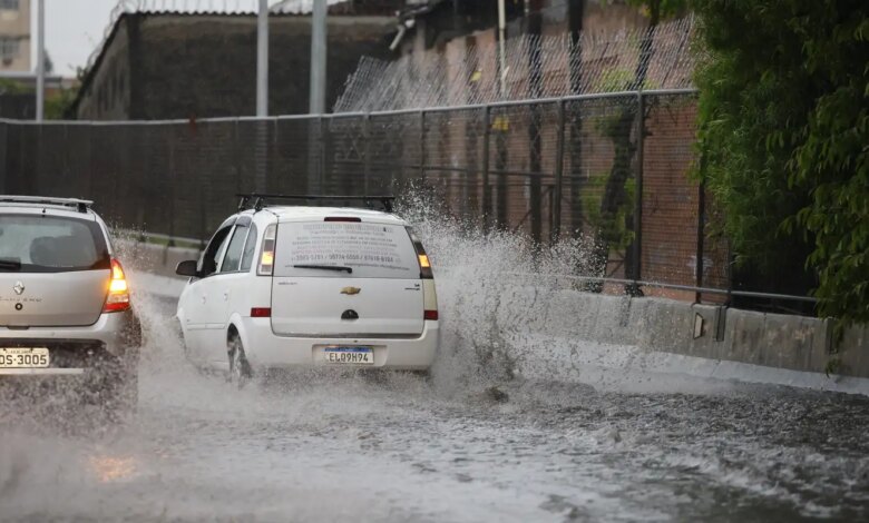 Temporais atingem o estado do Rio