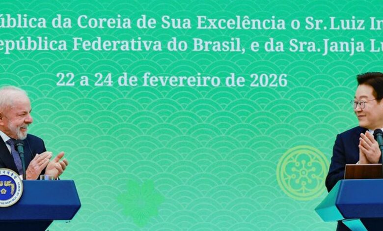 Em Seul, Lula anuncia acordos comerciais com a Coreia do Sul