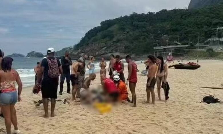 Queda de asa delta mata homem e fere mulher no Rio