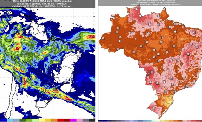 Carnaval terá chuva e calor em boa parte do país
