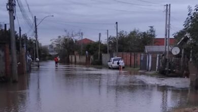Chuvas fortes causam estragos no noroeste do Rio Grande do Sul