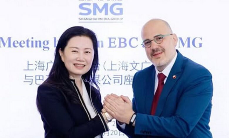 EBC fecha parceria com Shangai Media Group