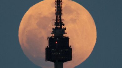 Começou na madrugada de hoje o fenômeno da Lua de Sangue