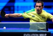 Em busca do bi, Calderano vence estreia na Copa do Mundo de Macau