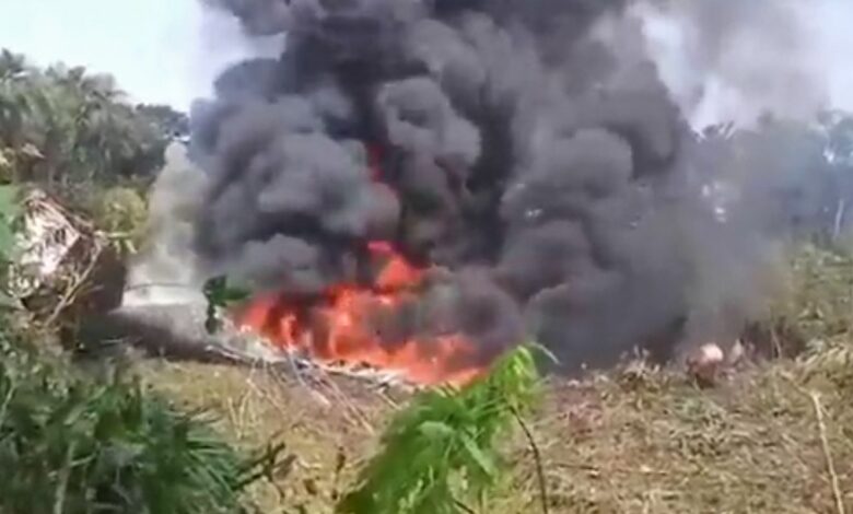 Chega a 66 número de mortos em queda de avião militar na Colômbia