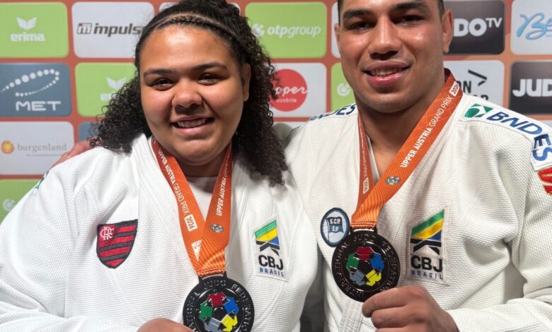 Com mais 2 pódios, Brasil encerra Grand Prix de judô com 6 medalhas