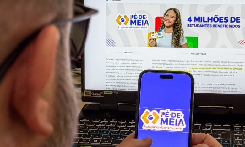Pé-de-Meia: governo credita pagamento para nascidos em maio e junho