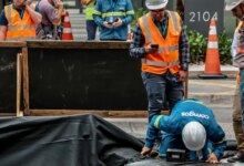 Enel constata gás no buraco aberto por explosão na rua da Consolação