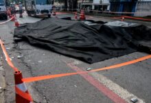 Explosão abre grande buraco na Rua da Consolação em São Paulo