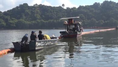 Barreira de cabelo humano ajudará a conter óleo na Baía de Guanabara