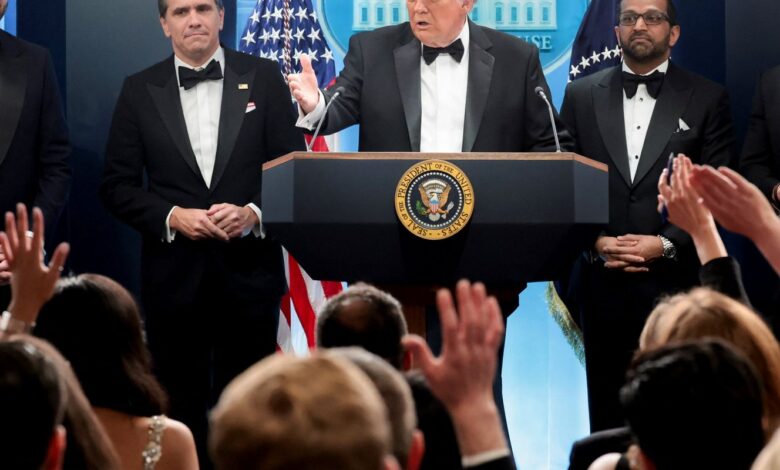 Homem atira durante jantar de Trump com correspondentes em Washington