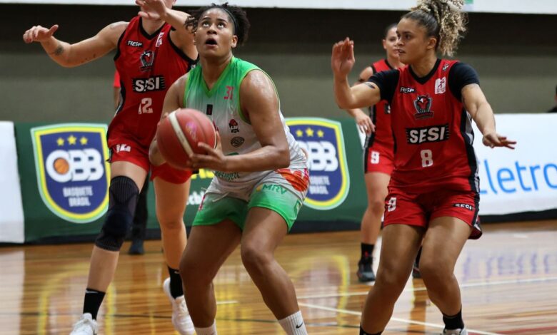 Basquete Feminino: TV Brasil transmite Sesi Araraquara X Santo André