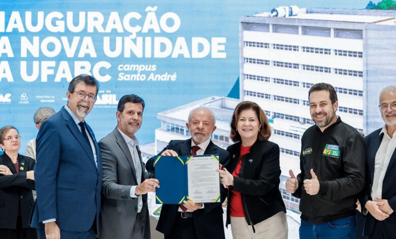 Lula inaugura nova unidade da UFABC em Santo André