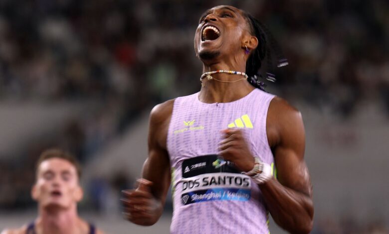 Alison dos Santos abre Diamond League vencendo recordista mundial