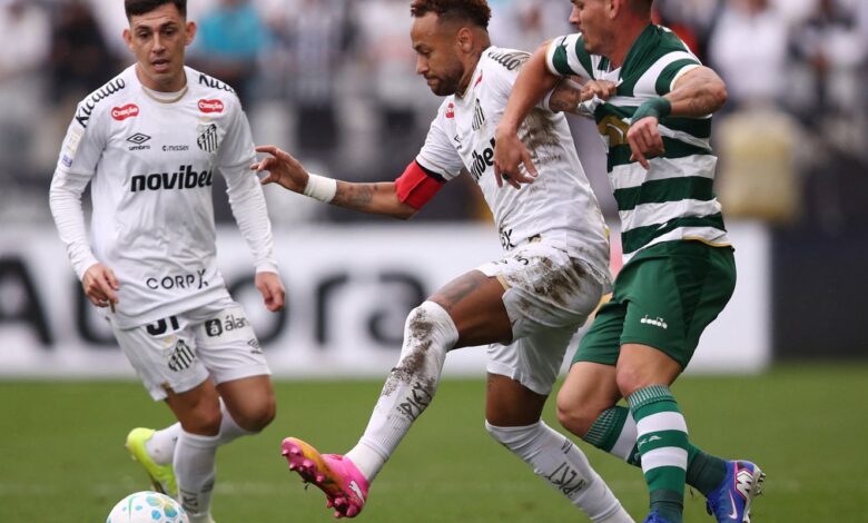 Coritiba ofusca festa para Neymar e derrota Santos pelo Brasileirão
