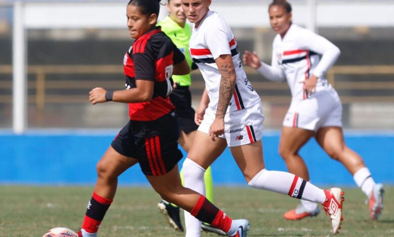 Brasileiro Feminino sub-20: Fla vence São Paulo no 1º jogo da final