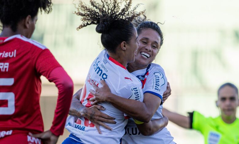 Bahia decide no 1º tempo e vence o Inter pelo Brasileirão Feminino