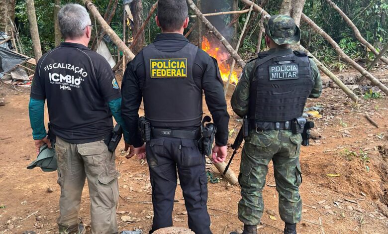 Garimpos ilegais no Amapá e Pará são alvos de operação da PF