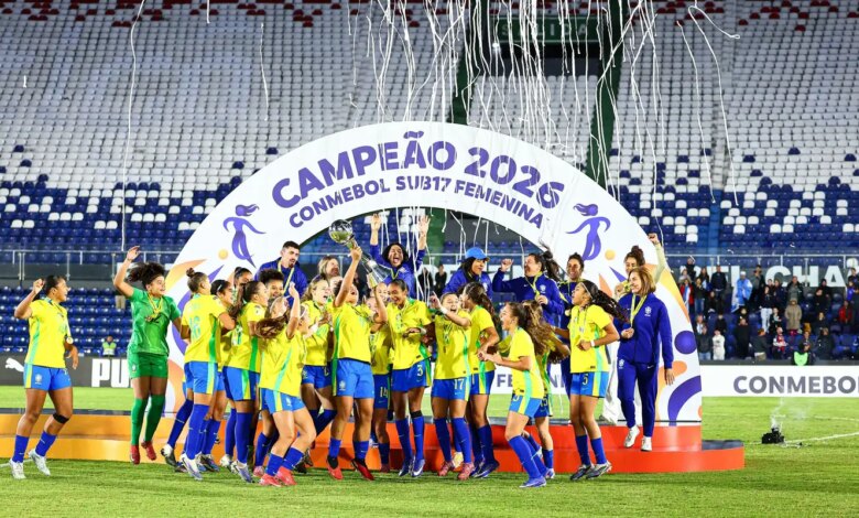 Brasil derrota Argentina e é campeão Sul-Americano Sub-17 feminino