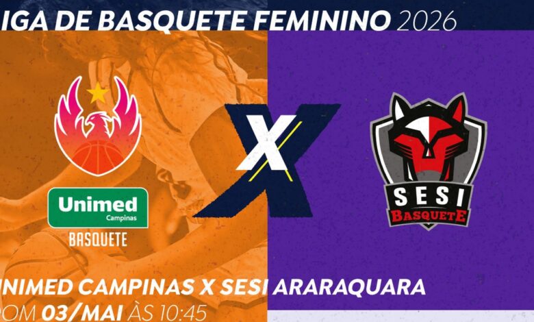 TV Brasil transmite Unimed Campinas e Sesi Araraquara neste domingo