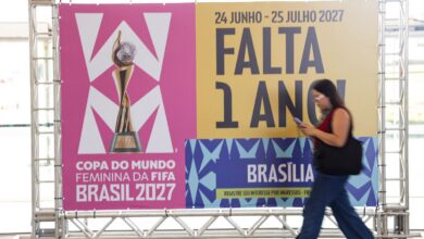 Brasília inicia contagem regressiva de 1 ano da Copa do Mundo Feminina