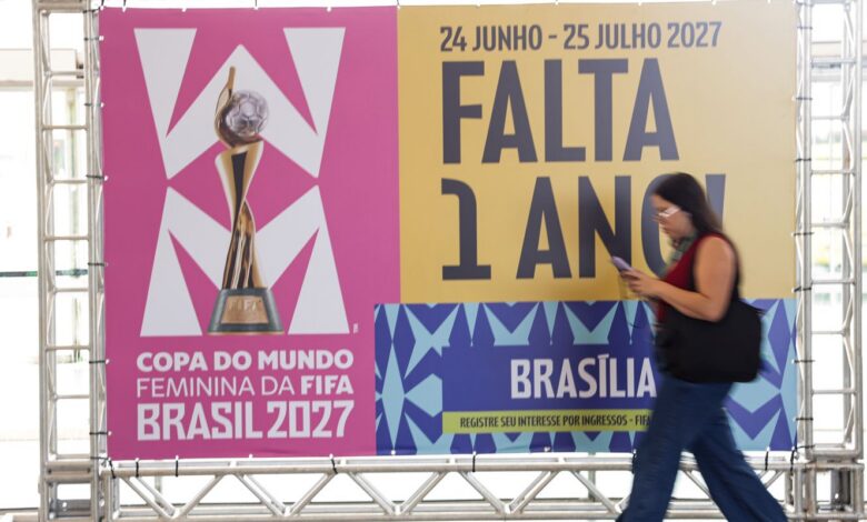 Brasília inicia contagem regressiva de 1 ano da Copa do Mundo Feminina