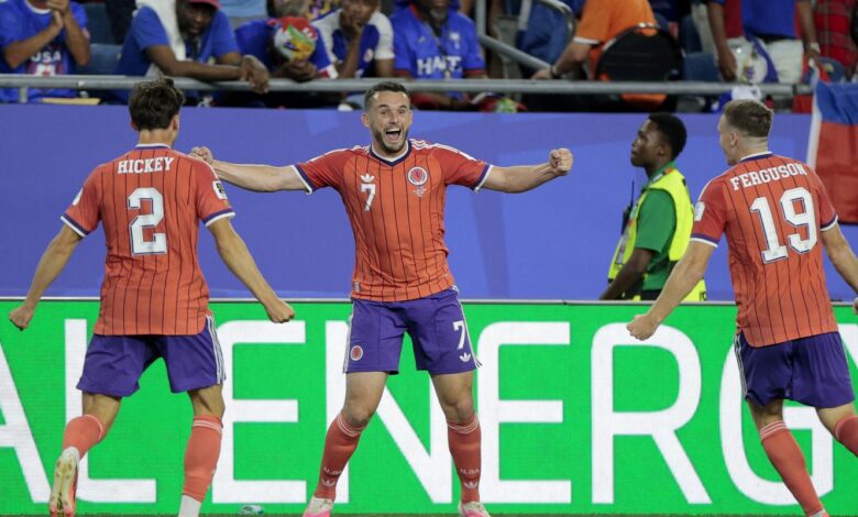 Escócia vence Haiti e vira líder do grupo do Brasil na Copa do Mundo