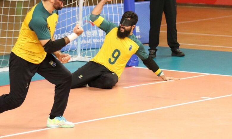 Seleção brasileira masculina vai à semifinal do Mundial de goalball