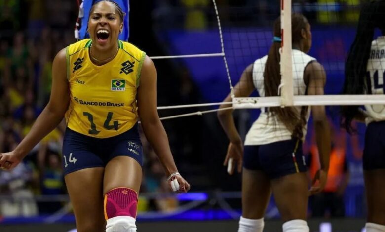 Brasil sofre, mas bate Itália por 3 sets a 2 na Liga das Nações
