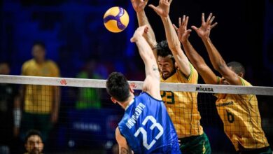 Vôlei: Brasil é superado pela Itália, seu 2º revés na Liga das Nações