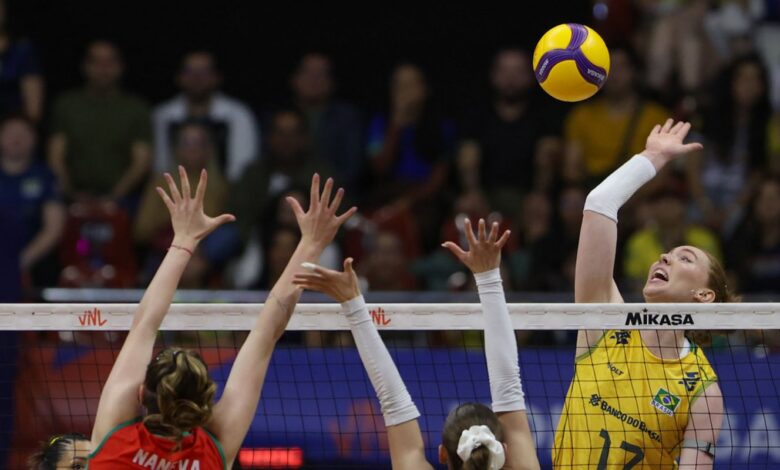 Invicto, Brasil enfrenta campeãs olímpicas na Liga das Nações de Vôlei